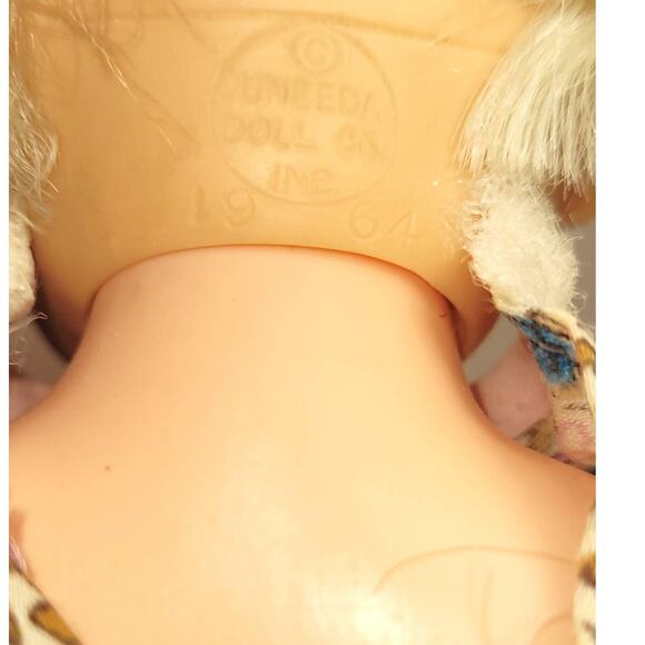 Rare 12" Vintage 1964 Uneeda's Little Coquette Baby Doll - Picture 8 of 11